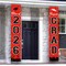2026 Graduation Decorations, Graduation Banner Class of 2026, Hanging Congratulations/Congrats Grad Banner for Door and Porch, Party Decor - Red
